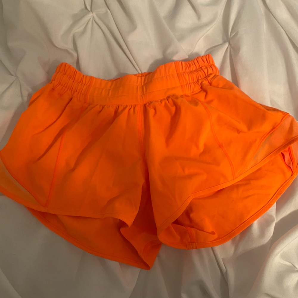 Lululemon orange shorts
